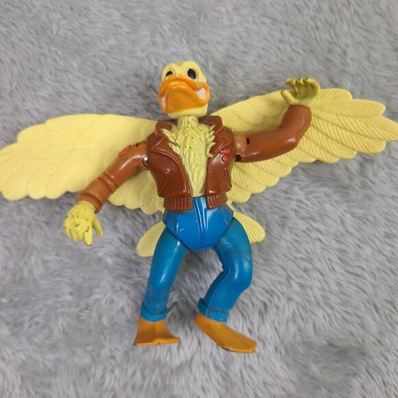 Vintage Teenage Mutant Ninja Turtles Ace‎ Duck Playmates Figure TMNT 1989 - Picture 1 of 12